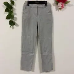 【ナチュラルビューティーベーシック】スラックス XS グレー 美品