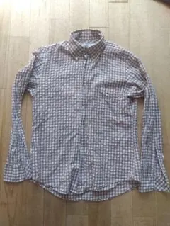 SHIPS チェック柄シャツ Mサイズ　BDシャツ