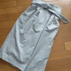 プレディエミュ　スカート　ライトグレー