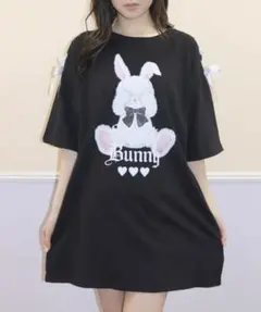【Secret Honey】目隠しうさぎビッグTシャツ