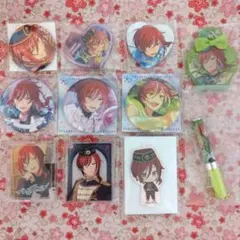 あんスタ 逆先夏目 五奇人 コロッタ 中国 花の契約 誓約 追憶 ハート缶バッジ