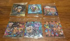 ジョジョの奇妙な冒険　黄金の風　5部　ウエハースシール　6枚セット