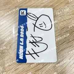 KCON LA INI 松田迅 サイン入りカード 直筆 - メルカリ