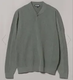 ビームスゴルフ B.G.THREE ブレードカラー ニットポロシャツ