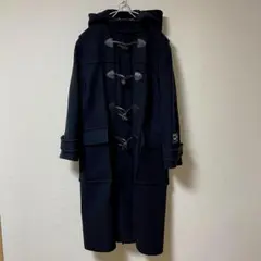 美品 ミラオーウェン ロングダッフルコート 黒 WOOLOOP 羊毛 完売品 0