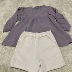petit main チュニックとショートパンツセット 120