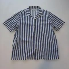 KithキスStripedThompsonCampCollar Shirt XLのサムネイル