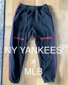 MLB NYヤンキースロゴ サイドラインスウェットパンツ