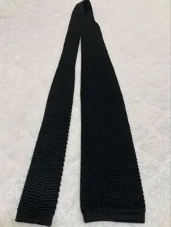 ニットタイ ブラック