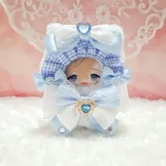 限定セール⭐にじぱぺっと ぬい服 きぐるみ 10cm ねこ　ペールブルー