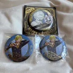 ワンピース サンジ バースデー 缶バッジ 2023