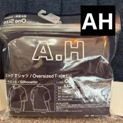A.H ビッグTシャツ ネイビー One Size