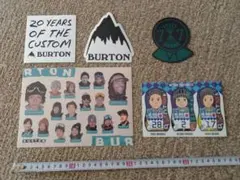 Burton スノーボード ステッカー5枚セット　正規非売品