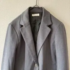 index インデックス　テーラードジャケット　無地　シンプル　グレー　L
