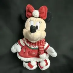ミニー ぬいぐるみバッジ クリスマス