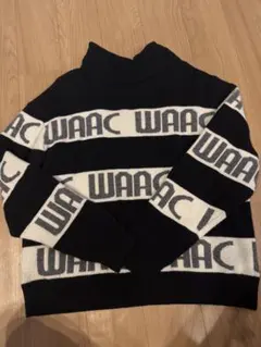 WAAC セーター ブラック ゴルフウェア