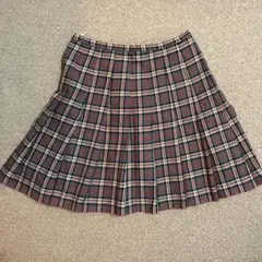プリーツスカート チェックスカート