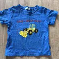 Berry'sBerry 建設機械イラスト Tシャツ 青
