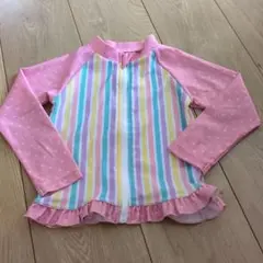 カラフルストライプ UVカット ラッシュガード