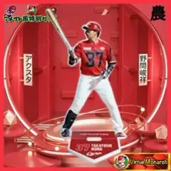 野間峻祥　2025アメフト風アクリルスタンドⅨ　広島東洋カープ