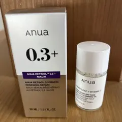 Anua 0.3+ レチノール美容液 30mL +クレンジングオイル　新品未使用