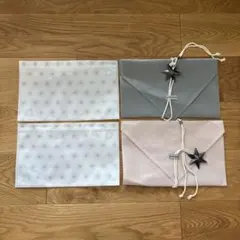 値下げ　マールマール　ギフトラッピングセット グレー ピンクのサムネイル