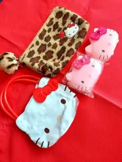 ハローキティ ポーチとサプリケース4点セット