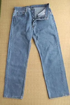 美品 リーバイス Levi's 501 ブルーW33 L30 色残りも十分ある品