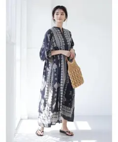 CRAFTSTANDARDBOUTIQUE ウエスト切り替えボリュームワンピース