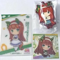 ひ*ん様 ウマ娘プリティーダービー サイレンススズカ クリアカード シール 等