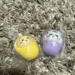 【新品】ちいかわおくるみマスコットチャーム 2点セット