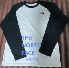 THE NORTH FACE 長袖カットソー ホワイト/ブラック　Mサイズ