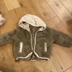 アウター ブラウン 秋服 冬服 モコモコ