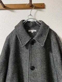 マウジー　ヘリンボーンロングコート