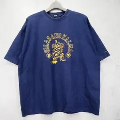 ★サイラス 半袖Tシャツ プリント S/S TEE フェード(L)ネイビー