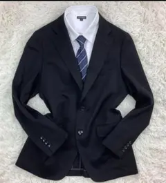 【美品】スーツセレクト　最高級生地カシミヤ　シルク混　テーラードジャケット