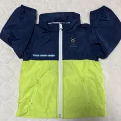 【KLADSKAP】⭐︎2wayジャケット⭐︎アウター 電車 踏切 紺 黄 80