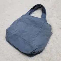 ブルー トートバッグ
