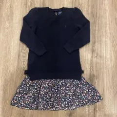 ラルフローレンRalph Lauren 3T ニットフラワープリントスカート