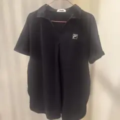FILA 黒 半袖ポロシャツ
