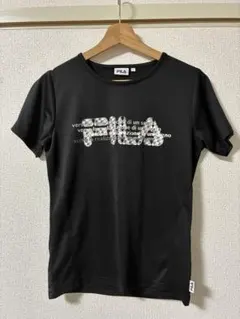 FILA ブラック 半袖 Tシャツ