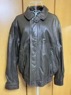 美品　ダーバン IXI:Z レザージャケット　牛革 美品 90s ixi:z イクシーズ 牛革 レザージャケット ダーバン M