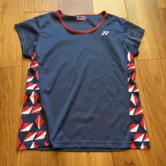 YONEX バドミントン　ゲームシャツ レディース　L ネイビー