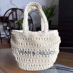超美品！DEAN & DELUCA クロッシェバスケットバッグ S