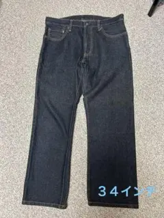 GU ストレートデニム 34インチ