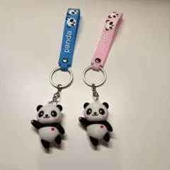 パンダ　キーホルダー　２個セット