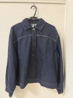 H&M デニムシャツ プルオーバー L インディゴ
