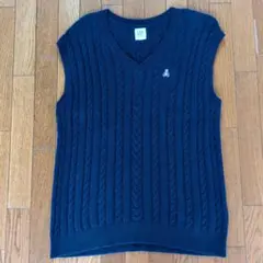 GAP KIDS ネイビー ケーブルニットベスト　160サイズ