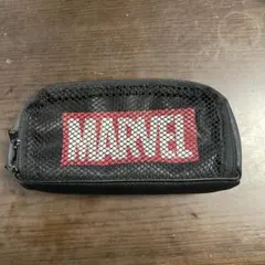 MARVEL マーベル　ペンケース　筆箱　　黒　ブラック⚪️465のサムネイル