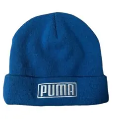 00s puma ビーニー ブルー y2k アクリル ストリート